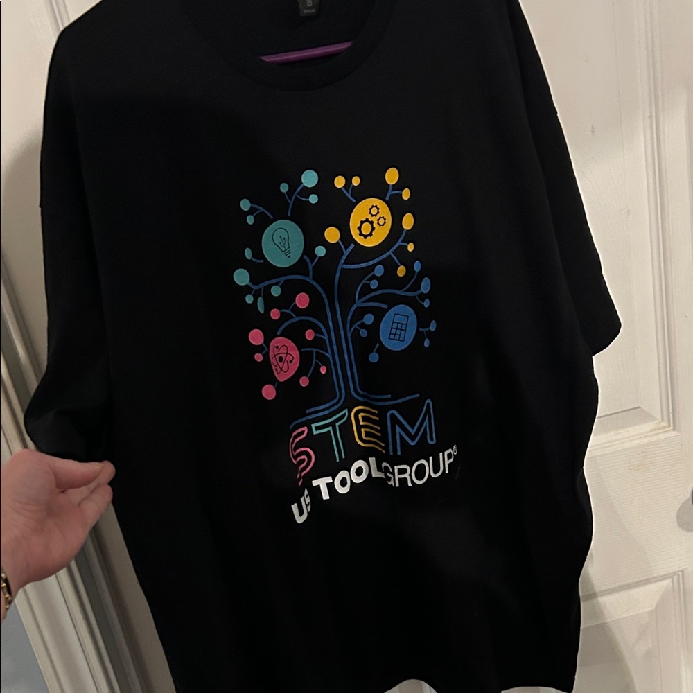 STEM US Tool Group Graphic Black T-Shirt, nwot, men’s xxl